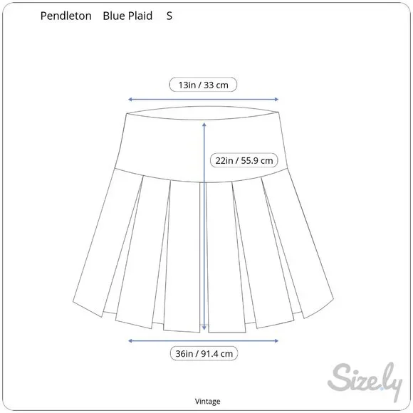 Pendleton Vintage Wool Green Blue Tartan Plaid Pleated Cheerleader Mini Skirt S - Picture 8 of 8